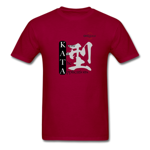 Kata Know All The Applications - T-Shirt - dark red